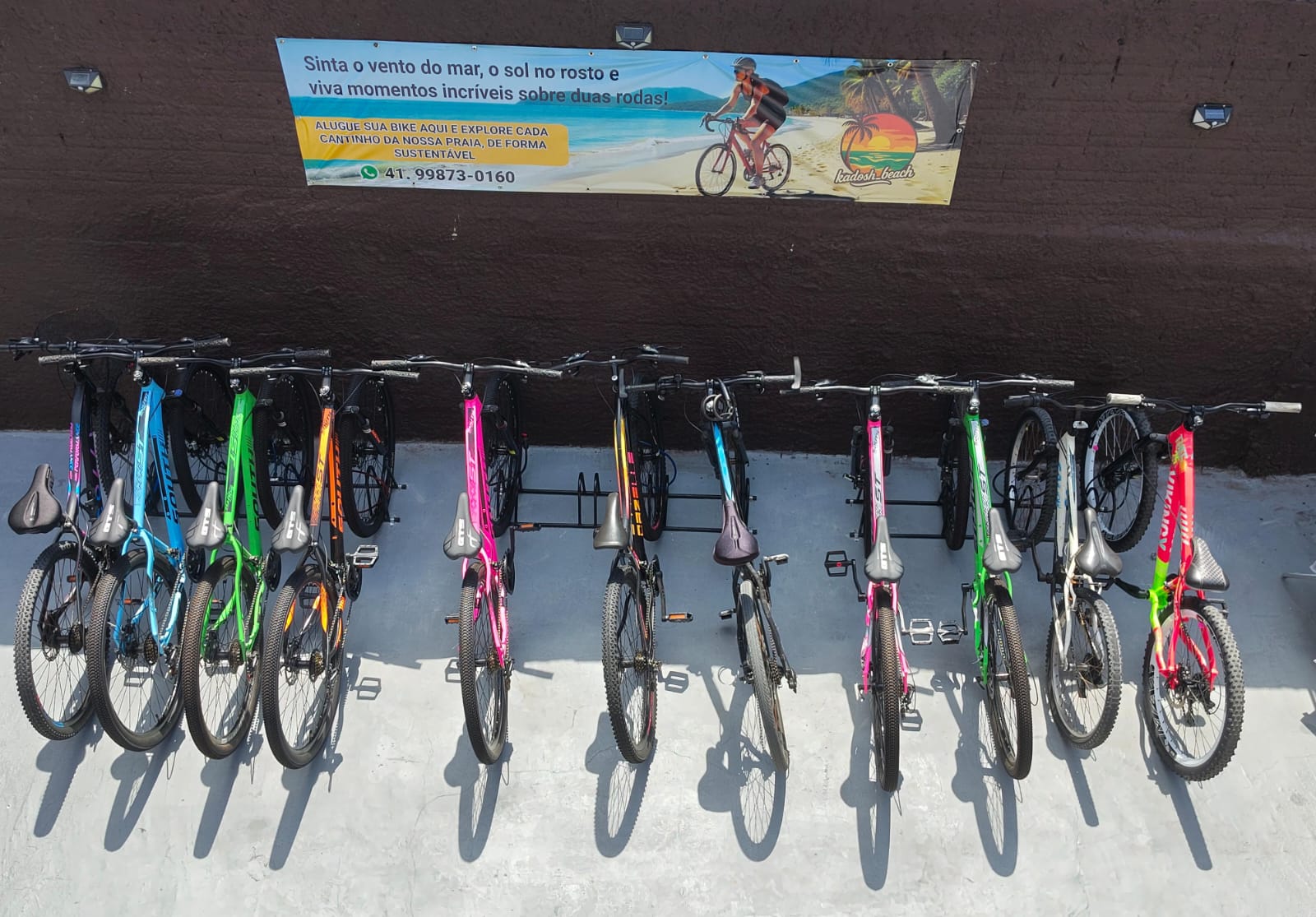 Aluguel de bike na praia